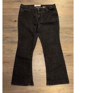 Faded Glory petite 18 Black stretch bootcut jeans